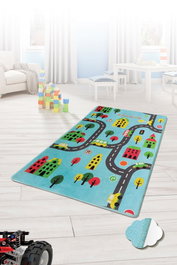 Conceptum Alfombra Road - Blue 140 x 190 cm